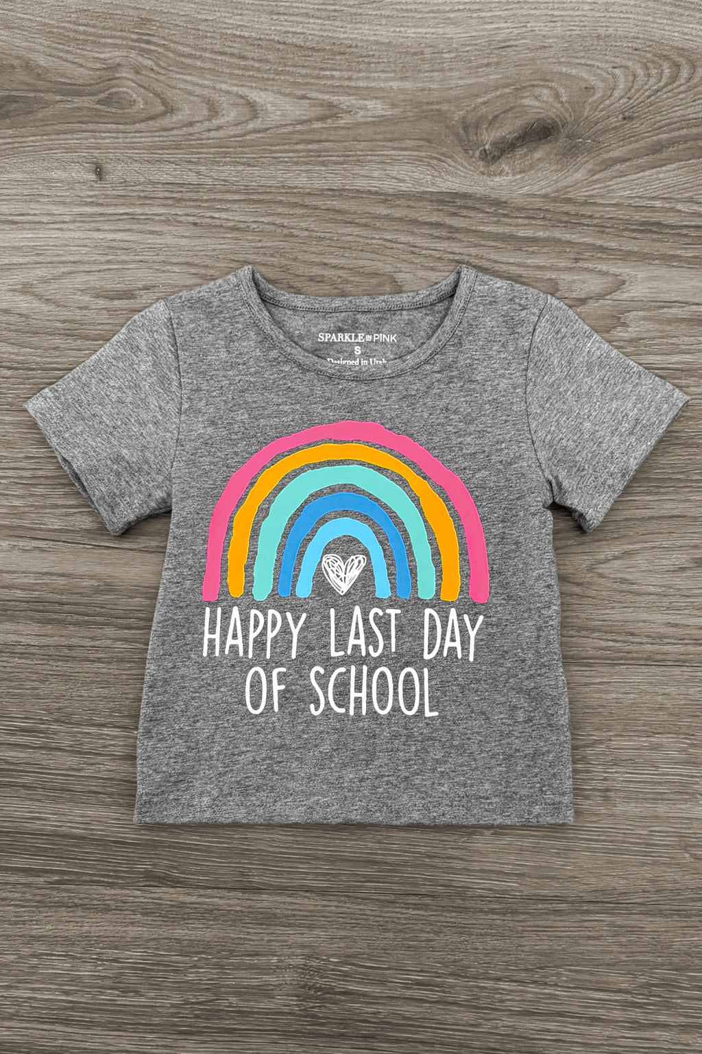 "Happy Last Day Of School" Capri Set | Sparkle in Pink