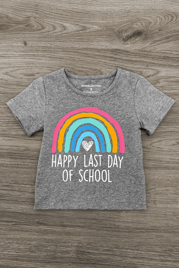 "Happy Last Day Of School" Capri Set | Sparkle in Pink