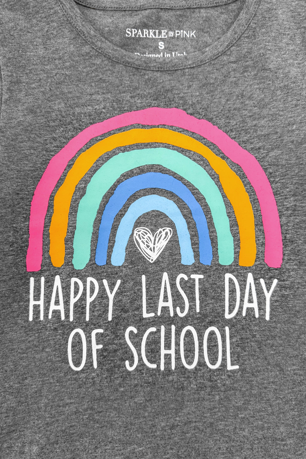 "Happy Last Day Of School" Capri Set | Sparkle in Pink