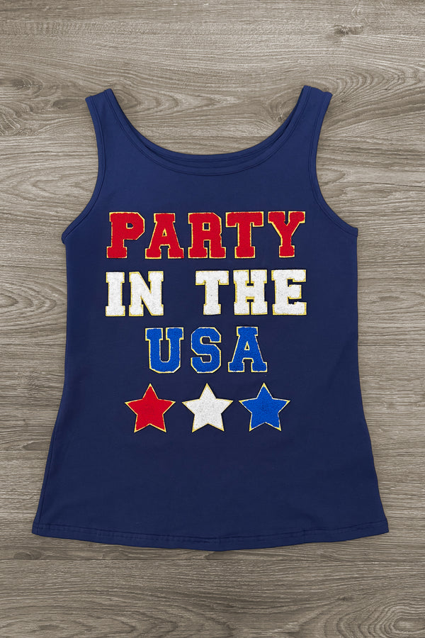 Mom & Me - "Party In The USA" Tank Top | Sparkle in Pink