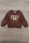 "Pray" Polka Dot Denim Pant Set