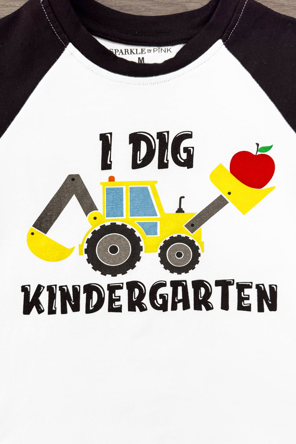 "I Dig Preschool & Kindergarten" Top | Sparkle in Pink