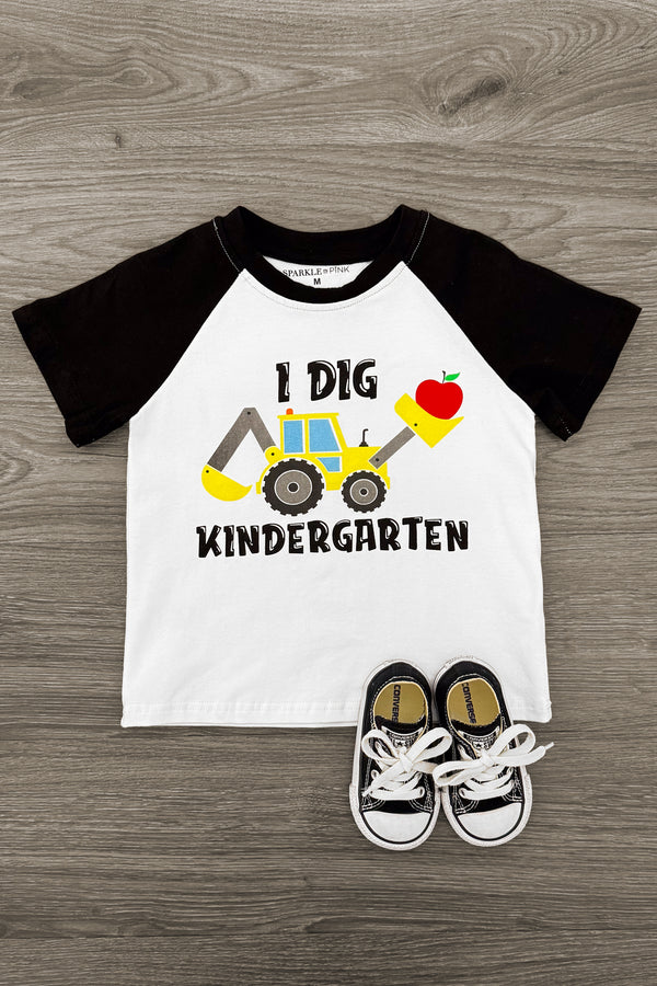 "I Dig Preschool & Kindergarten" Top | Sparkle in Pink