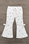 "Pray" Polka Dot Denim Pant Set