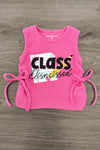 "Class Dismissed" Short Set | Sparkle in Pink