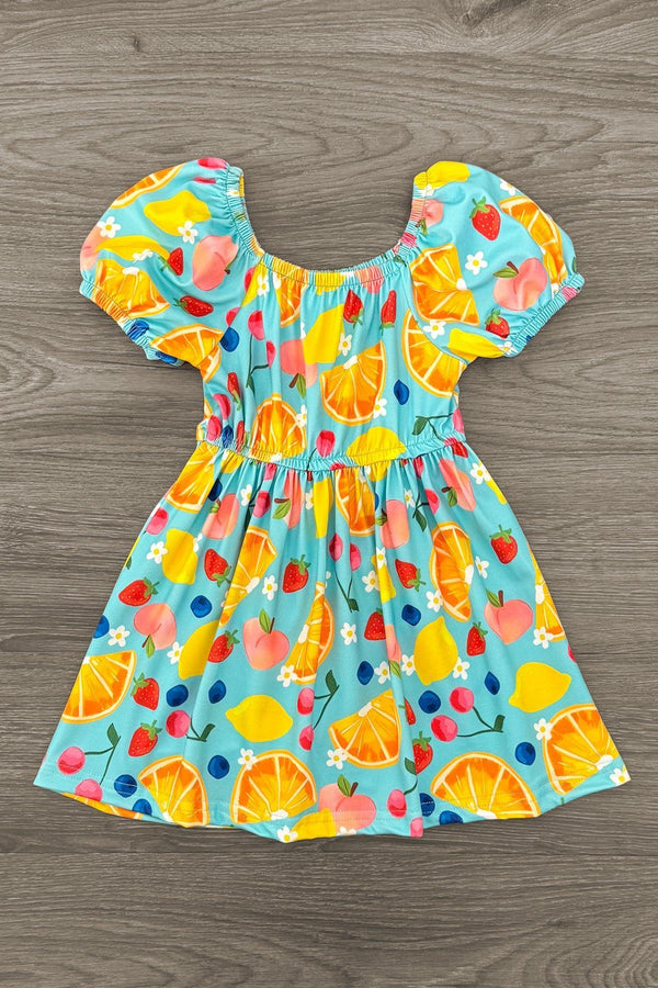 Mom & Me - Summer Fruit Dress | Sparkle in Pink