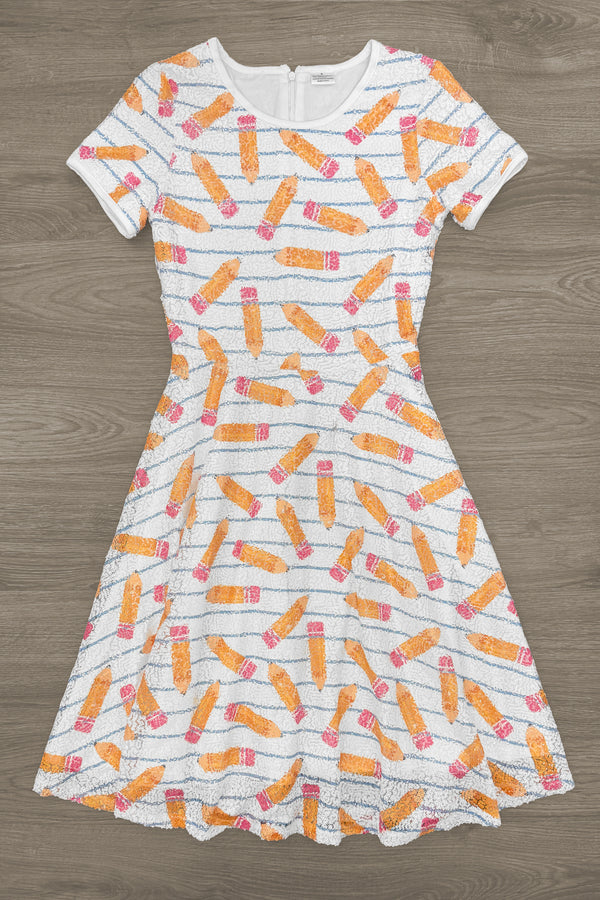 Mom & Me - Sequin Pencil & Paper Dress | Sparkle in Pink
