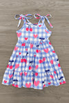 Mom & Me - Gingham Cherry Heart Dress | Sparkle in Pink
