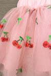 "Sweet & Sassy" Tulle Cherry Skirt Set | Sparkle in Pink