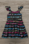 Affirmations Black Notebook Dress | Sparkle in Pink
