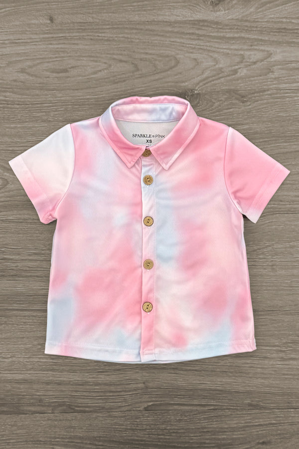 Pastel Tie Dye Family Set | Sparkle in Pink