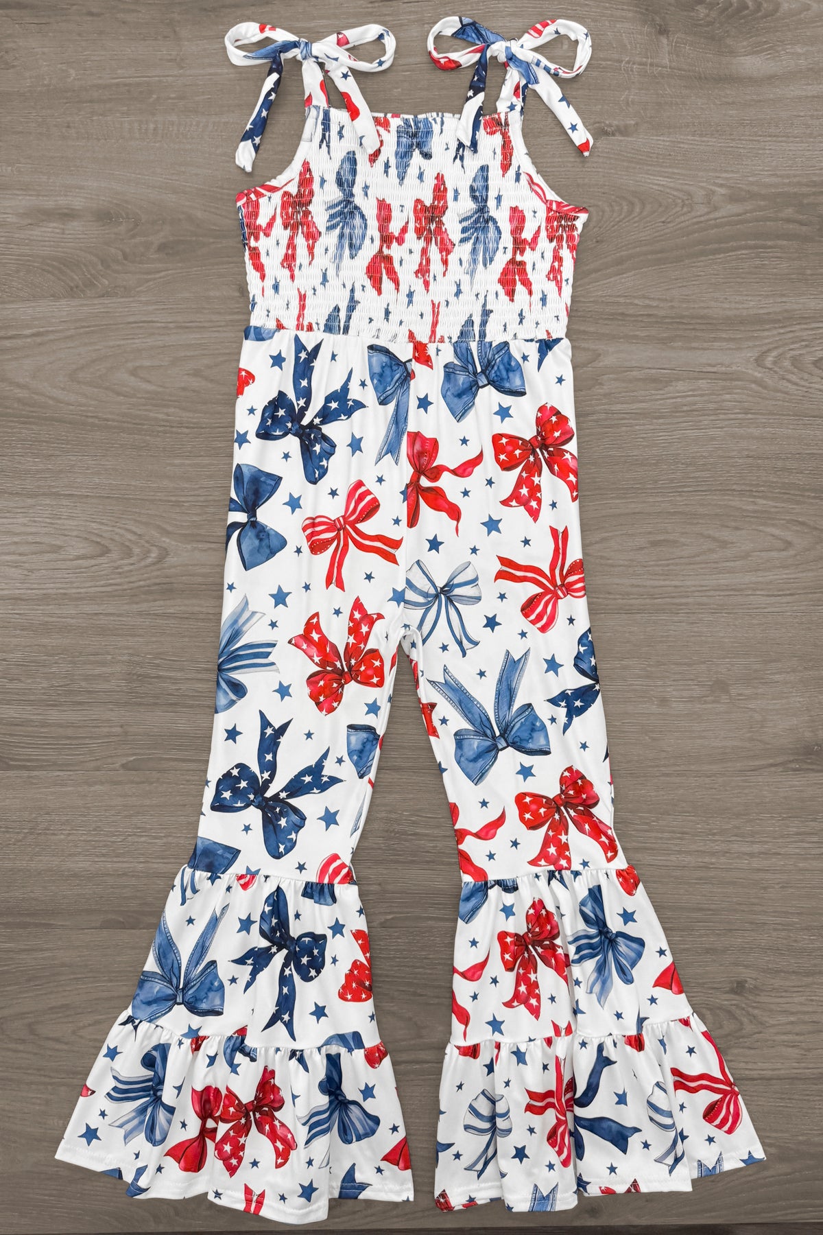 Baby Strawberry Shortcake Baby Girl Floral Jumpsuit Bell-Bottom