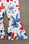 Mom & Me - Red White & Blue Bow Jumpsuit | Sparkle in Pink