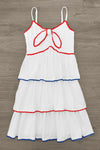 Mom & Me - Red White & Blue Tank Ruffle Dress | Sparkle in Pink