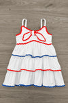 Mom & Me - Red White & Blue Tank Ruffle Dress | Sparkle in Pink