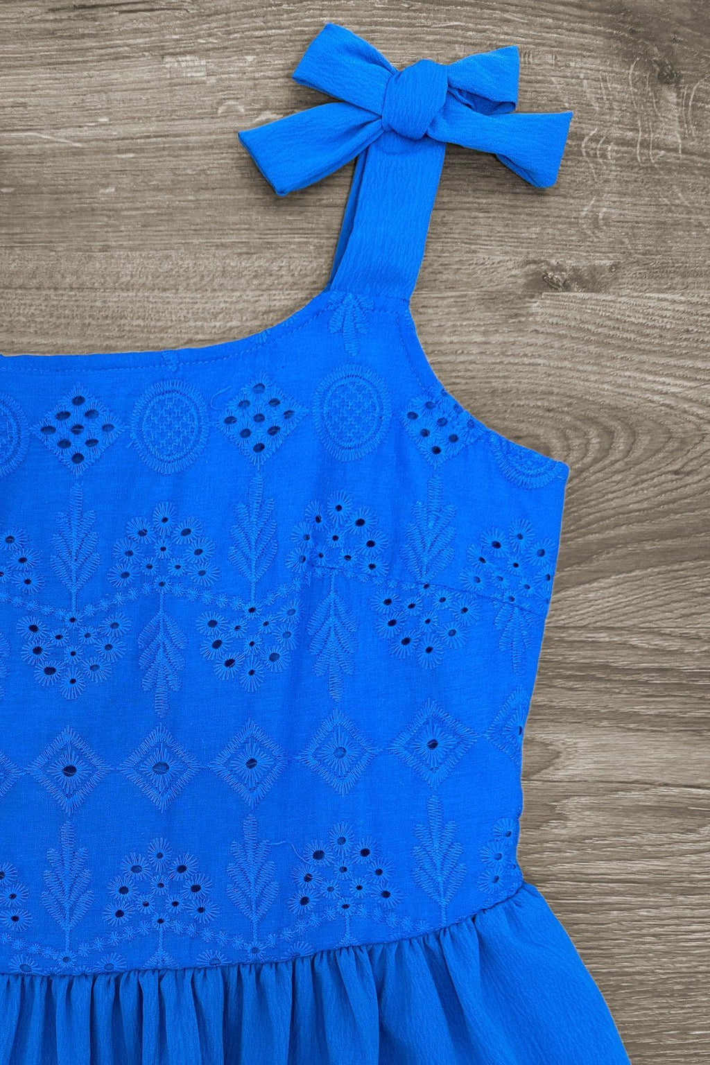 Mom & Me - Blue Eyelet Tank Dress | Sparkle in Pink