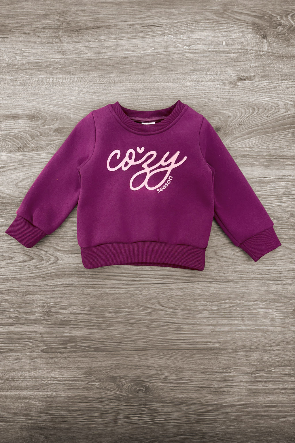 "Cozy Season" Denim Bow Pant Set