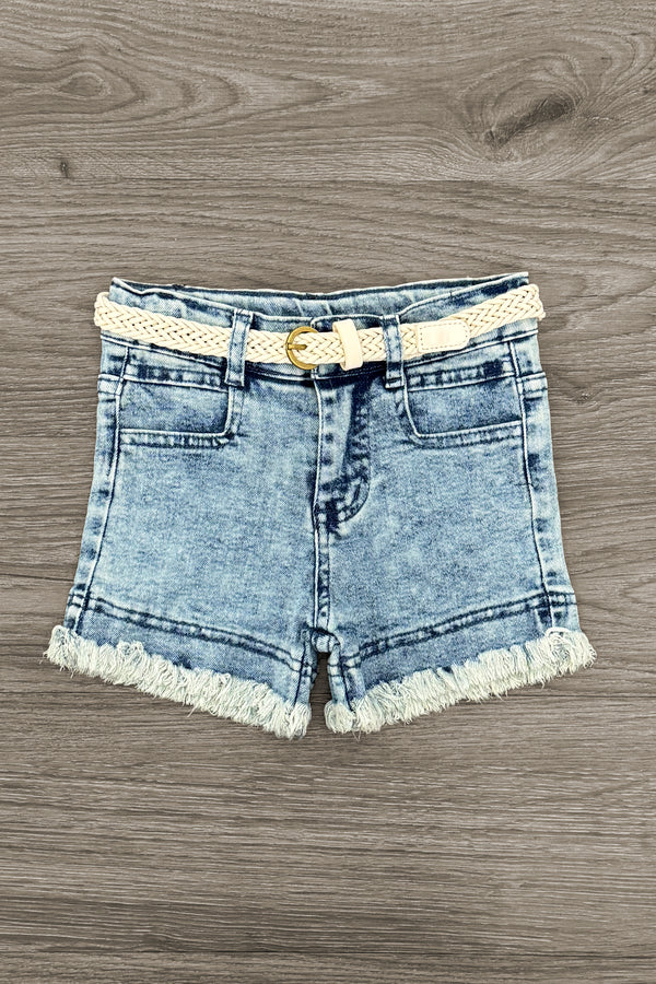 "Sweet, Sassy And Southern" Denim Short Set | Sparkle in Pink