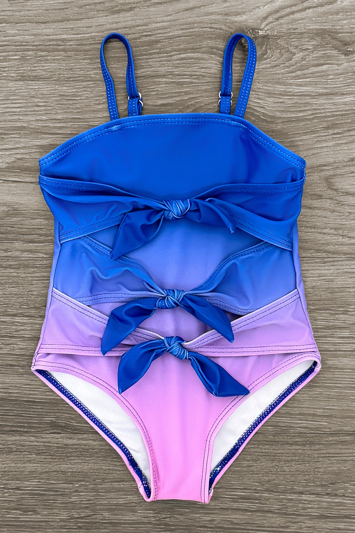 Blue & Purple Ombre Family Swimsuits