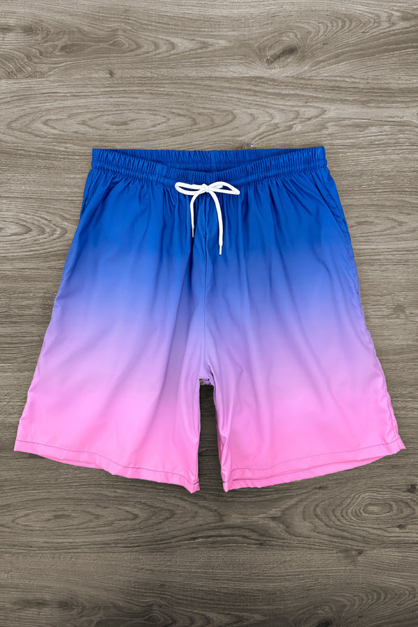 Blue & Purple Ombre Family Swimsuits | Sparkle in Pink