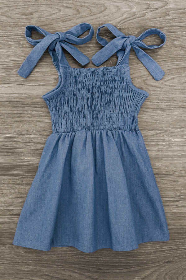 Mom & Me - Chambray Tank Dress | Sparkle in Pink