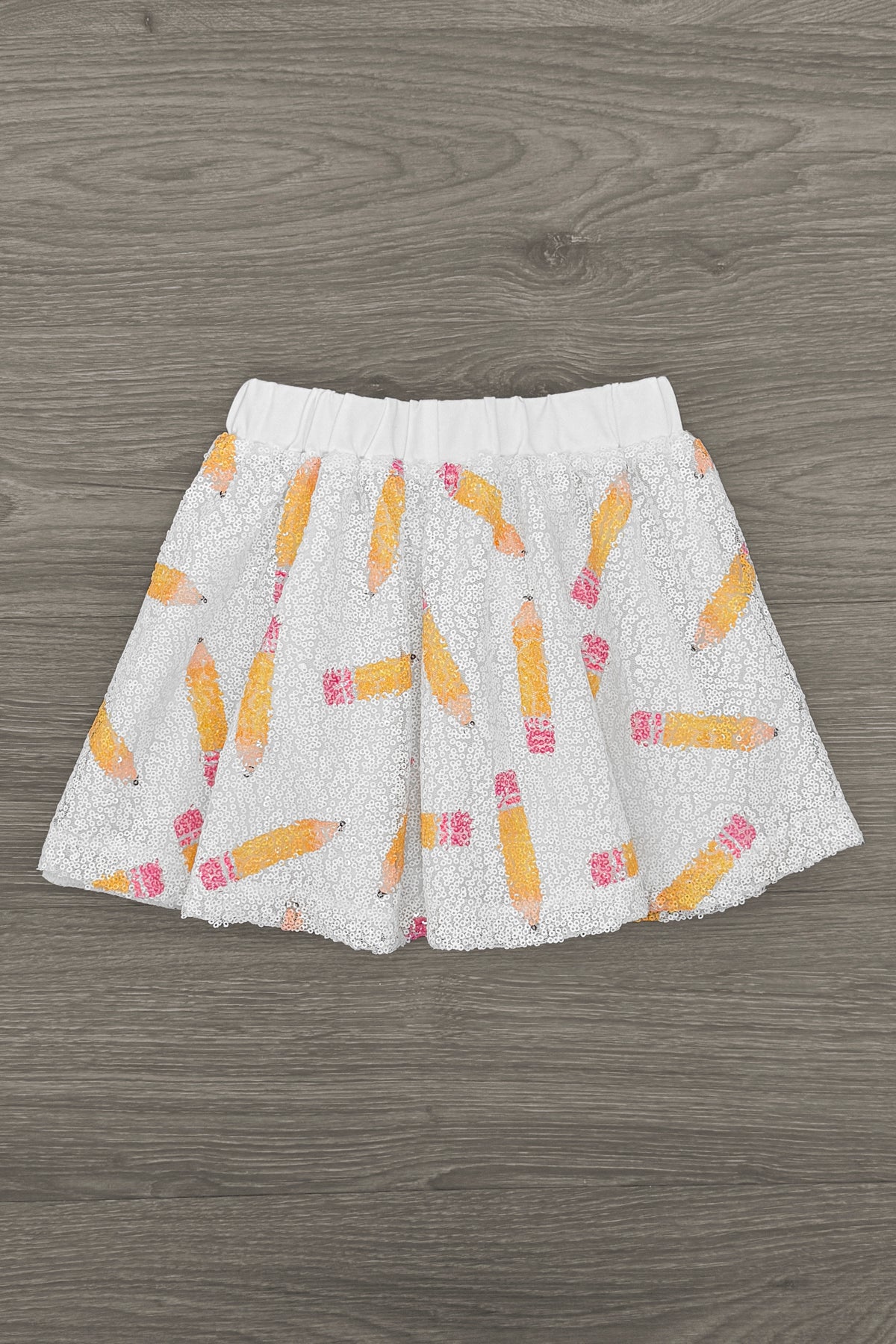 Pink Sequin Pencil Skirt Set