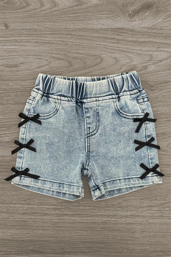 "It's Me, Hi I'm The Sassy One" Denim Short Set | Sparkle in Pink