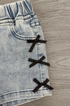 "It's Me, Hi I'm The Sassy One" Denim Short Set | Sparkle in Pink