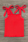 Red & Pink Striped Tie Short Set | Sparkle in Pink