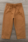 Rust Flannel Dress & Pant Set - Boy Or Girl
