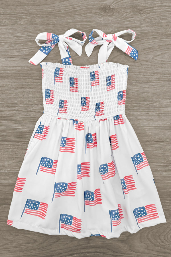 White American Flag Family Set | Sparkle in Pink