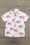 White American Flag Family Set | Sparkle in Pink