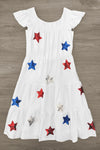Mom & Me - Sequin Star Ruffle Dress | Sparkle in Pink