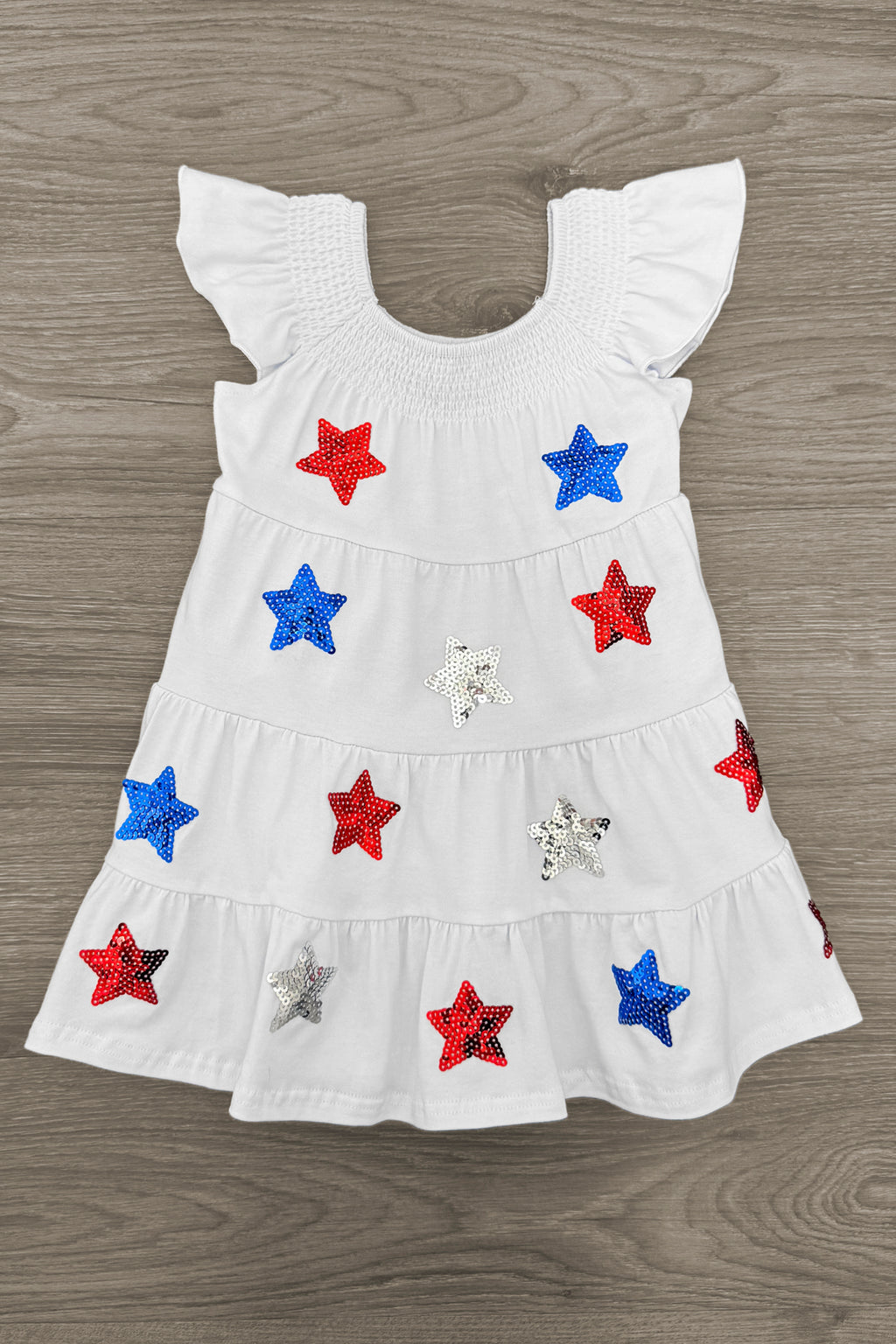 Mom & Me - Sequin Star Ruffle Dress | Sparkle in Pink