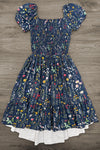 Mom & Me - Navy Floral Ruffle Dress | Sparkle in Pink