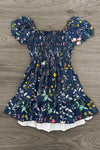 Mom & Me - Navy Floral Ruffle Dress | Sparkle in Pink