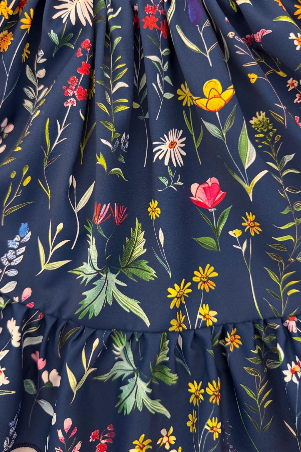 Mom & Me - Navy Floral Ruffle Dress | Sparkle in Pink