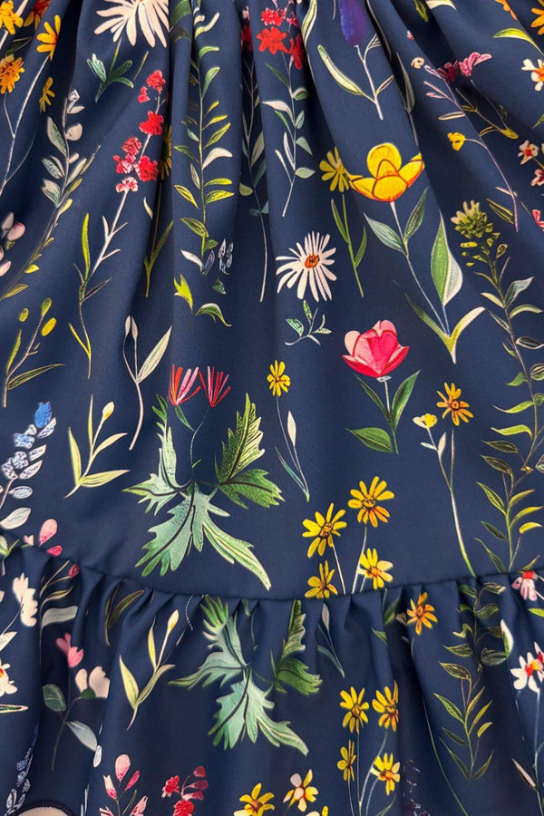 Mom & Me - Navy Floral Ruffle Dress | Sparkle in Pink