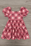 Mom & Me - Dusty Rose Plaid Dress - Sparkle In Pink