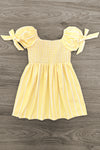 Mom & Me - Yellow Striped Dress | Sparkle in Pink