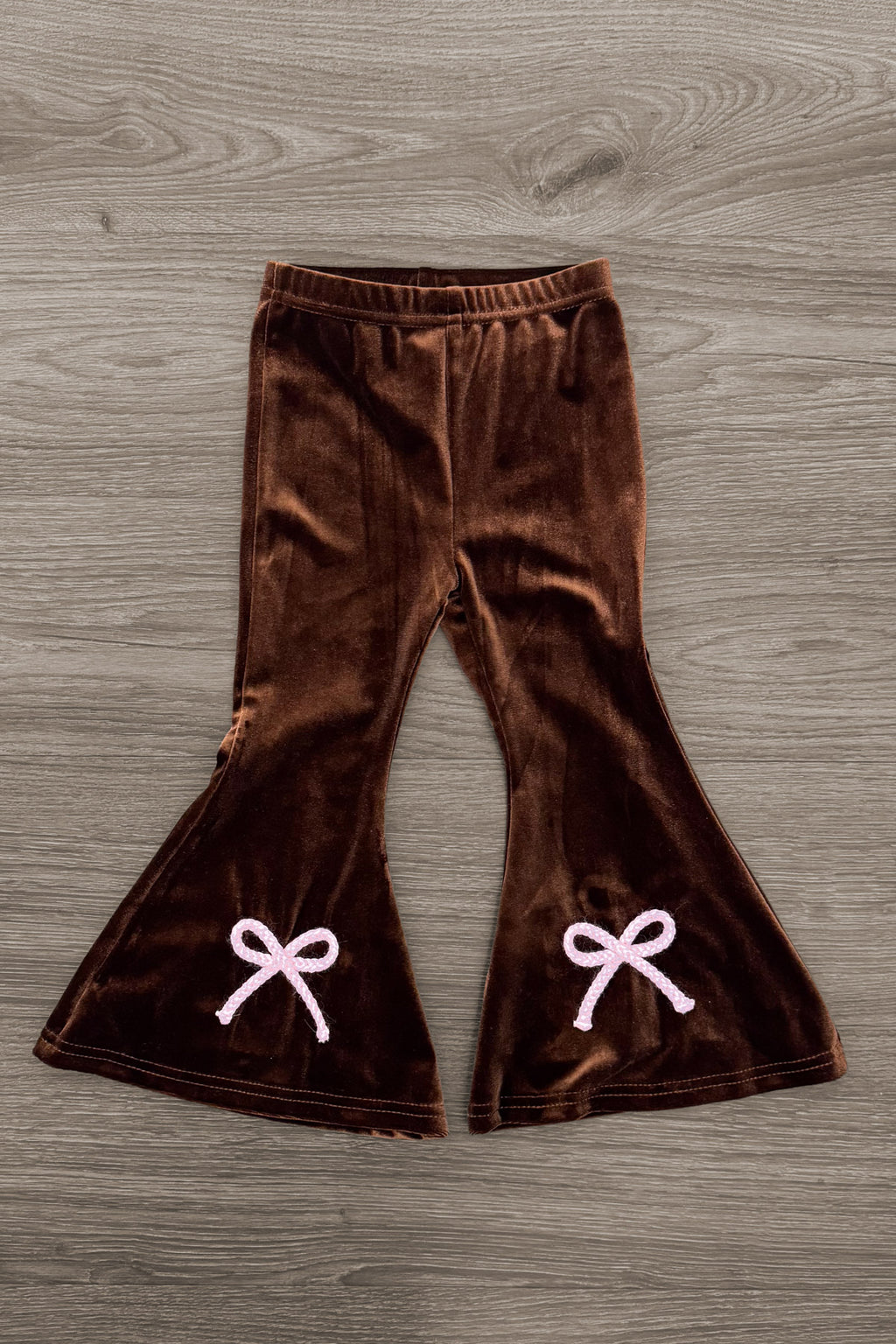 "Cozy Season" Velvet Bow Pant Set