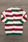 Mom & Me - Red & Green Stripe Cardigan