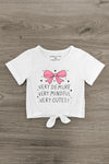 "Very Demure..." Pink & Black Bell Bottom Set | Sparkle in Pink