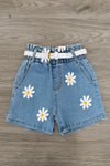 "Choose Kindness" Daisy Denim Short Set | Sparkle in Pink