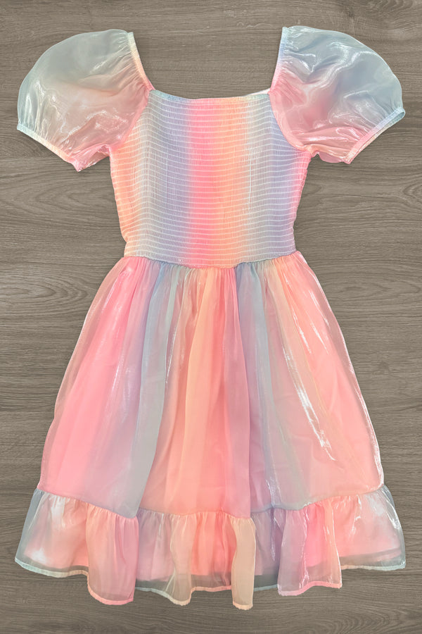 Mom & Me - Satin Pastel Dress | Sparkle in Pink