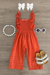 Eyelet Lace Jumpsuit - MANY COLORS! - Sparkle in Pink