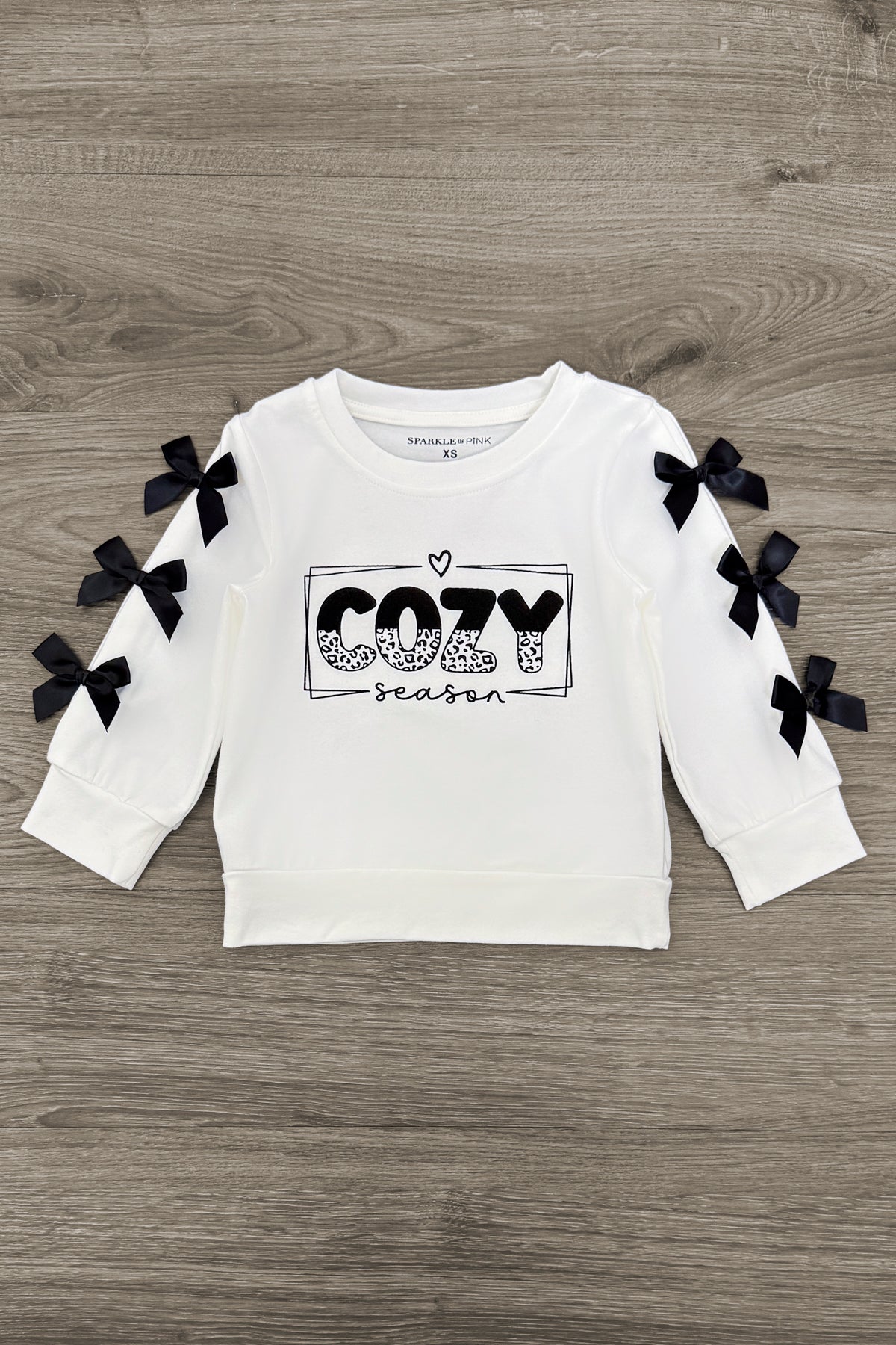"Cozy Season" White Distressed Legging Set