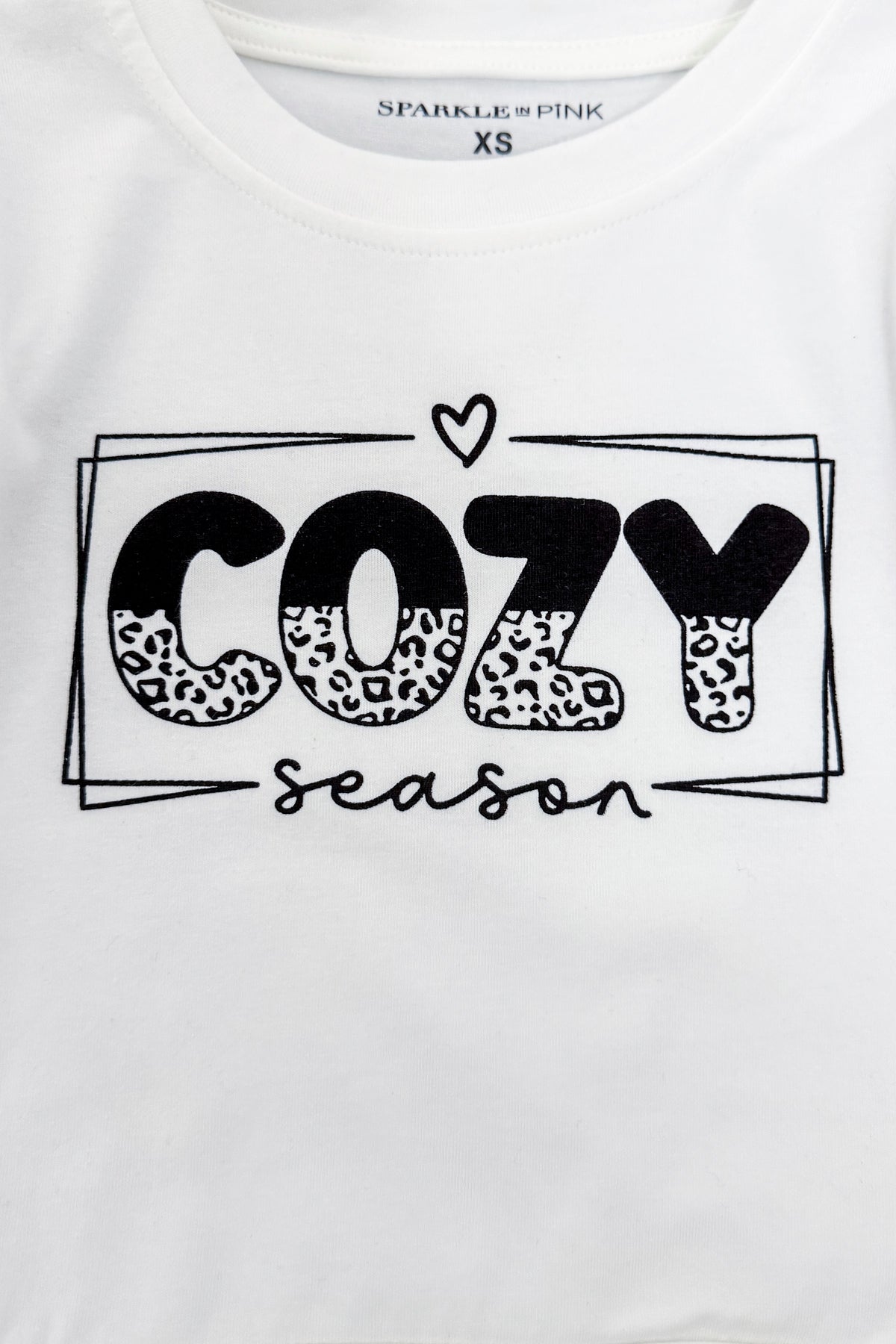 "Cozy Season" White Distressed Legging Set