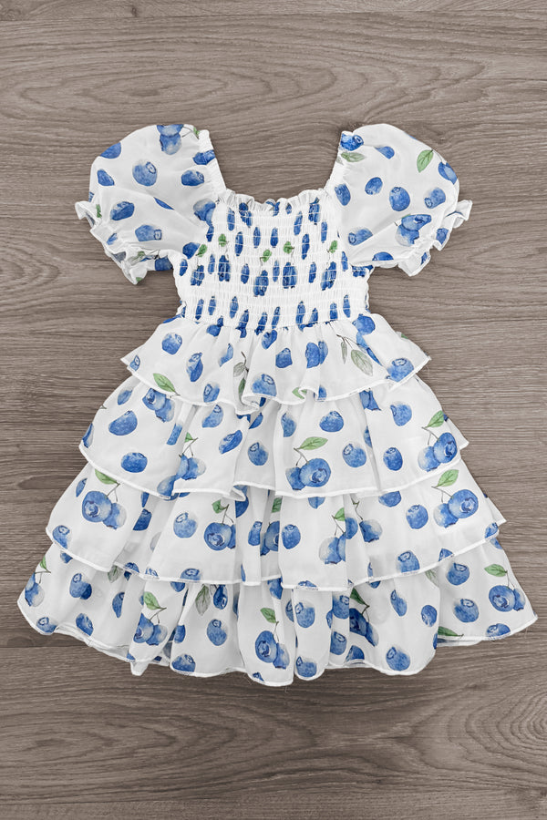 Mom & Me - Blueberry Ruffle Dress | Sparkle in Pink