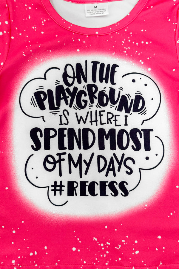 "#Recess" Hot Pink Top | Sparkle in Pink